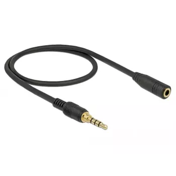 Audio kábel DeLOCK 85627 0,5 m 3,5 mm čierny