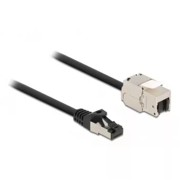 Kábel RJ45 konektor samec na keystone modul RJ45 konektor samica DeLOCK 87028