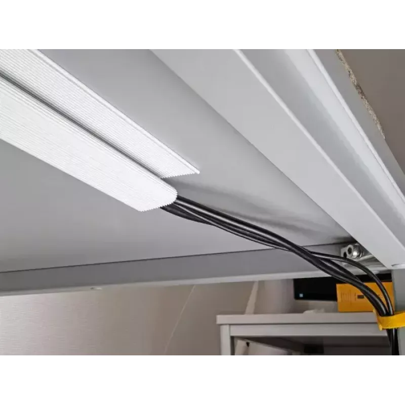 Káblový kanál DeLOCK 20884 montáž pod stôl 57x25 mm 400 mm 2 ks biela