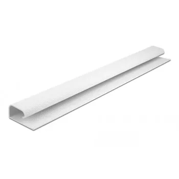 Káblový kanál DeLOCK 20884 montáž pod stôl 57x25 mm 400 mm 2 ks biela