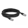Sieťový kábel DeLOCK RJ45 Cat.6A 5 m čierny