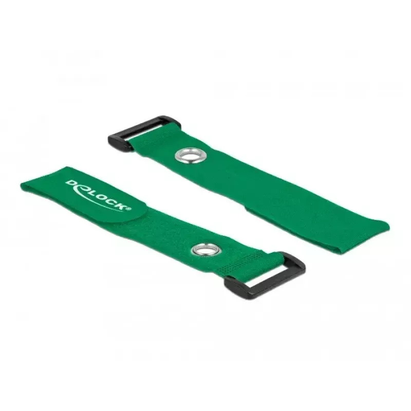 Suchý zips na káble DeLOCK 19553 zelená 280 mm 3 ks