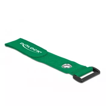 Suchý zips na káble DeLOCK 19553 zelená 280 mm 3 ks