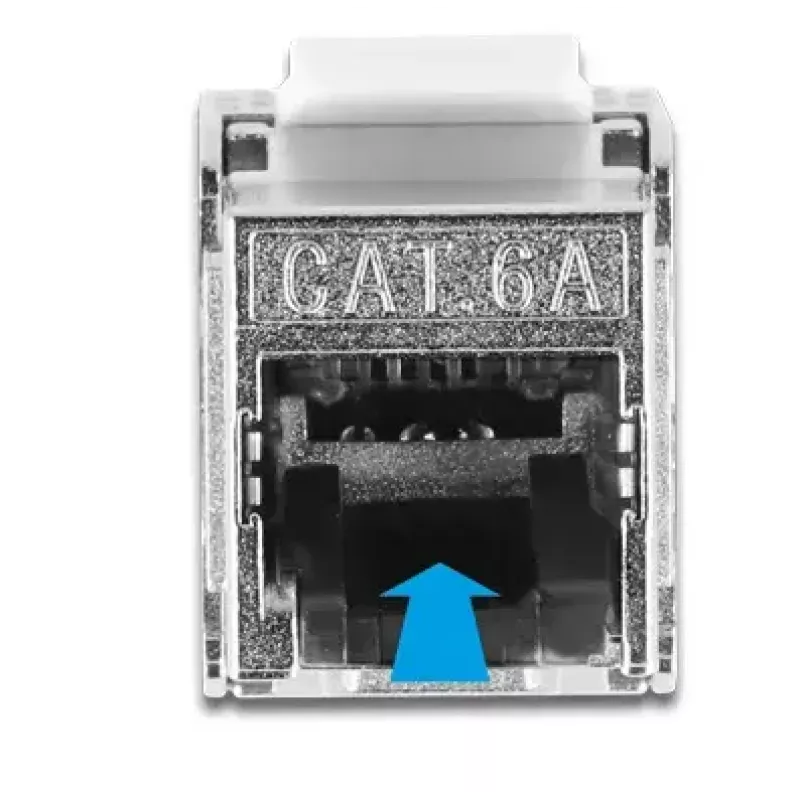 Kábel RJ45 konektor samec na keystone modul RJ45 konektor samica DeLOCK 87022