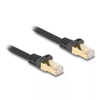 Sieťový kábel DeLOCK RJ45 80318 konektor samec na konektor samec Cat.6A 2 m čierny
