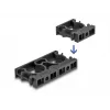 Držiak káblov DeLOCK 60485 21,2 mm čierny 4 ks