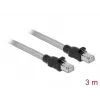 DeLOCK RJ45 kábel Cat.6A U/FTP s kovovým plášťom 3 m