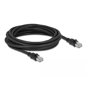 DeLOCK sieťový kábel RJ45 Cat.6A F/UTP 5 m čierny