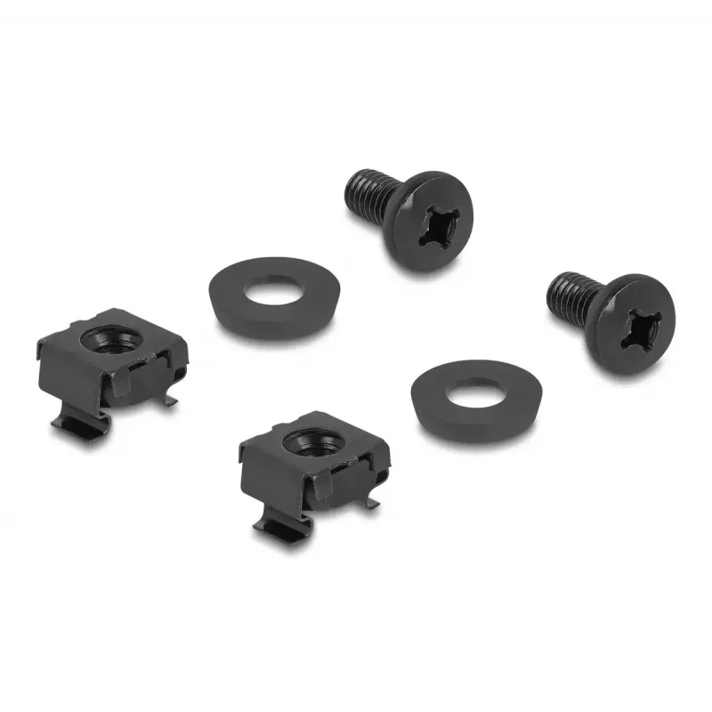 Držiak káblov DeLOCK 66979 83 x 60 mm čierny polykarbonát