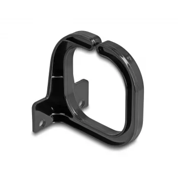 Držiak káblov DeLOCK 66979 83 x 60 mm čierny polykarbonát