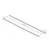 DeLOCK Opakovane použiteľné sťahovacie pásky, 150 x 7.2 mm, biele, 100 ks