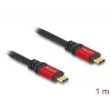 USB kábel DeLOCK 80090 Type-C konektor samec na konektor samec 5 Gbps 1 m PD 3.0 100 W E-Marker