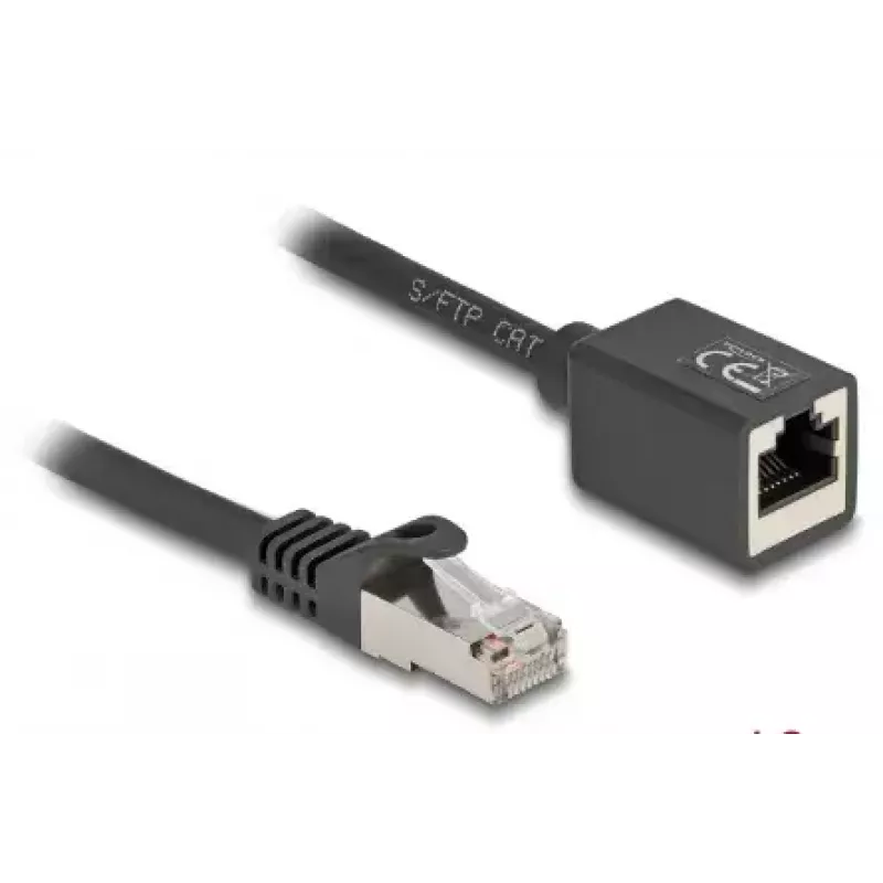 Sieťový kábel DeLOCK 90323 RJ-45 Cat6a 10 m čierny