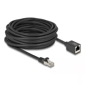 Sieťový kábel DeLOCK 90323 RJ-45 Cat6a 10 m čierny