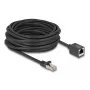 Sieťový kábel DeLOCK 90323 RJ-45 Cat6a 10 m čierny