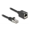 Sieťový kábel DeLOCK 90294 RJ-45 Cat6a 1 m čierny