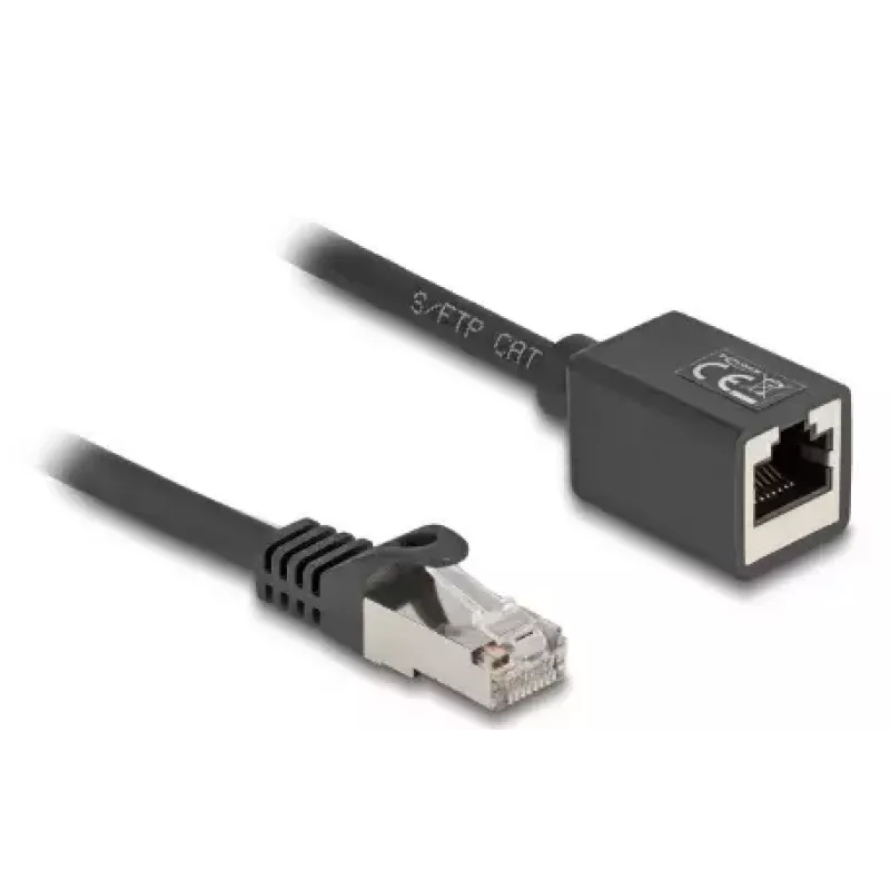 Sieťový kábel DeLOCK 90294 RJ-45 Cat6a 1 m čierny