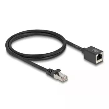 Sieťový kábel DeLOCK 90294 RJ-45 Cat6a 1 m čierny