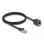 Sieťový kábel DeLOCK 90294 RJ-45 Cat6a 1 m čierny