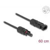 Kábel DeLOCK DL4 Solar plochý kábel konektor samec na konektor samica 60 cm čierny 3,3 mm²