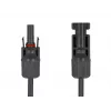 Kábel DeLOCK DL4 Solar plochý kábel konektor samec na konektor samica 60 cm čierny 3,3 mm²