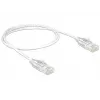Sieťový kábel DeLOCK 83781 RJ-45 Cat6 1m biely