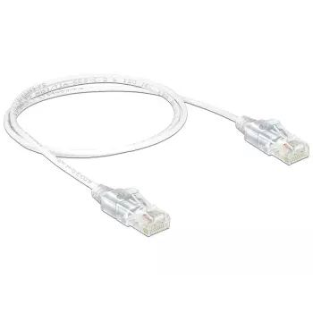 Sieťový kábel DeLOCK 83781 RJ-45 Cat6 1m biely