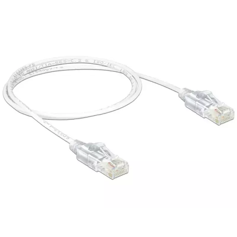 Sieťový kábel DeLOCK 83781 RJ-45 Cat6 1m biely