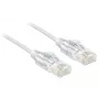 Sieťový kábel DeLOCK 83781 RJ-45 Cat6 1m biely