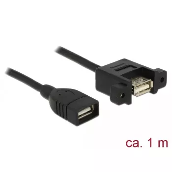 USB kábel DeLOCK 85460 USB 2.0 1m čierny