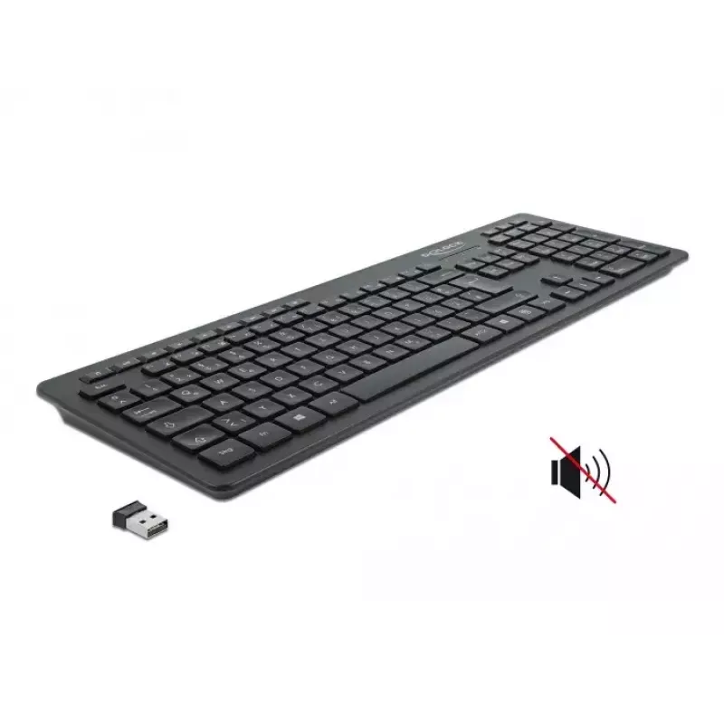 DeLOCK 12004 Home USB QWERTZ nemecký čierny
