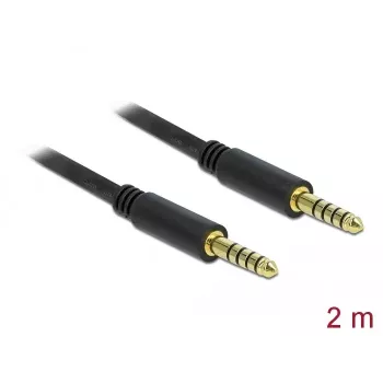 Audiokábel DeLOCK 85792 2m 4,4mm čierny