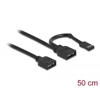 RGB prepojovací kábel 3-pin DeLOCK 86001