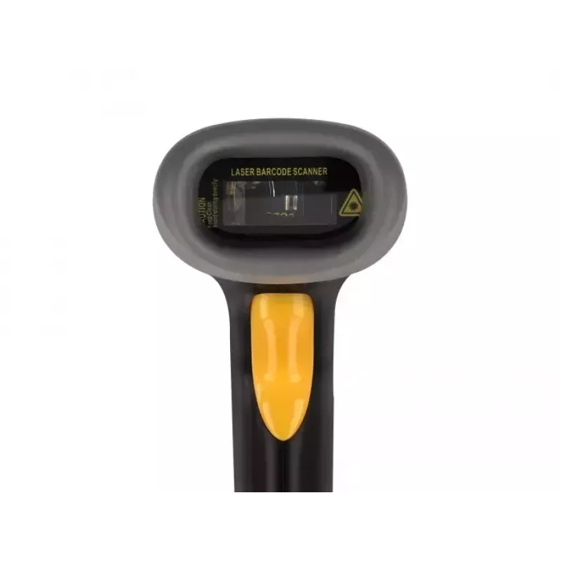 DeLOCK USB čítačka čiarových kódov 1D laser čierna ručná káblová 2m kábel