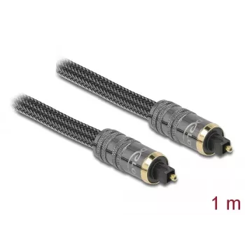 Audio kábel DeLOCK 86983 TOSLINK 1 m antracit
