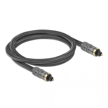 Audio kábel DeLOCK 86983 TOSLINK 1 m antracit