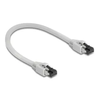 Sieťový kábel DeLOCK 80556 RJ-45 Cat8.1 0,25 m sivý