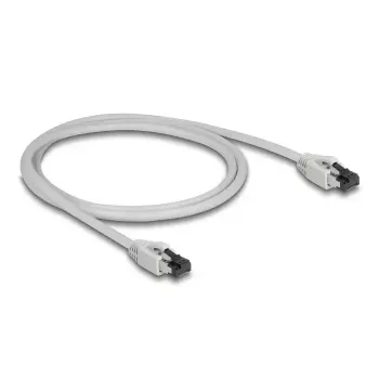 Sieťový kábel DeLOCK 80558 RJ-45 Cat8.1 1 m sivý