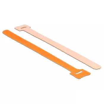 Suchý zips DeLOCK 18696 oranžový 10 ks