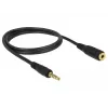 Audio kábel 3,5 mm DeLOCK 85701 1 m čierny