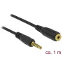 Audio kábel 3,5 mm DeLOCK 85701 1 m čierny