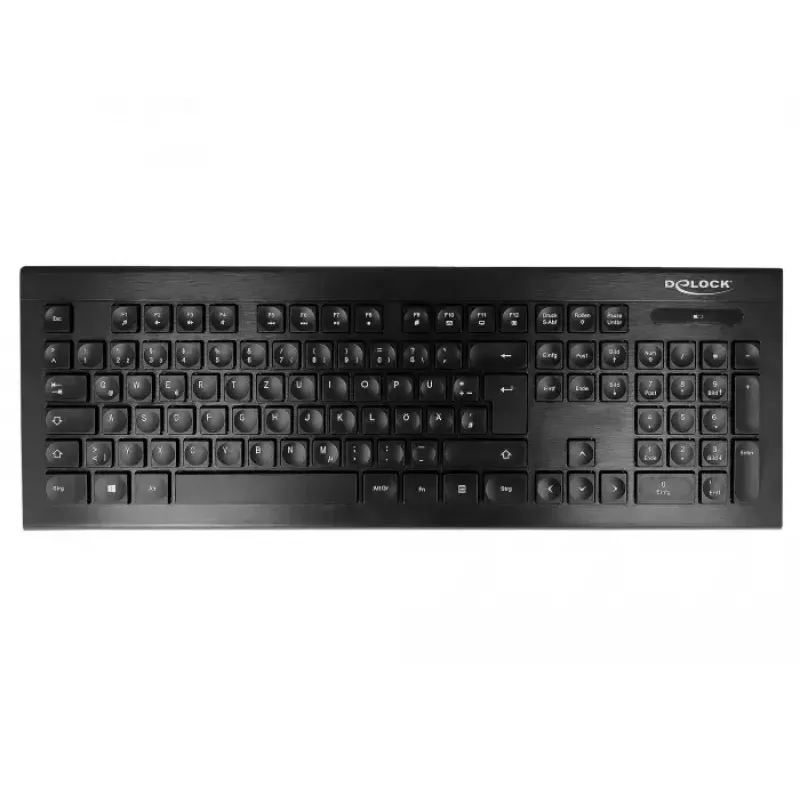Klávesnica DeLOCK 12671 Office RF Wireless QWERTZ nemecká čierna