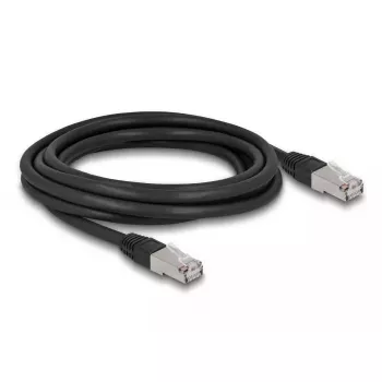 Sieťový kábel DeLOCK RJ45 Cat.6A 3m čierny
