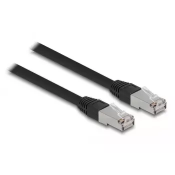 Sieťový kábel DeLOCK RJ45 Cat.6A 10m čierny