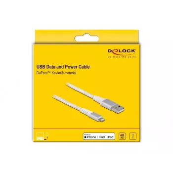DeLOCK USB dátový a nabíjací kábel pre iPhone iPad iPod 3 m Lightning