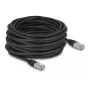 Sieťový kábel DeLOCK RJ45 Cat.6A S/FTP 15 m čierny