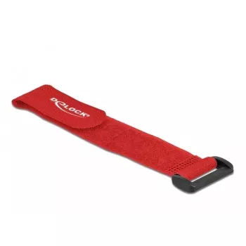 Suchý zips káblová spona DeLOCK 19532 červená 5 ks