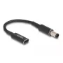 DeLOCK adaptérový kábel USB Type-C konektor samica na HP 7,4 x 5,0 mm konektor samec 15 cm