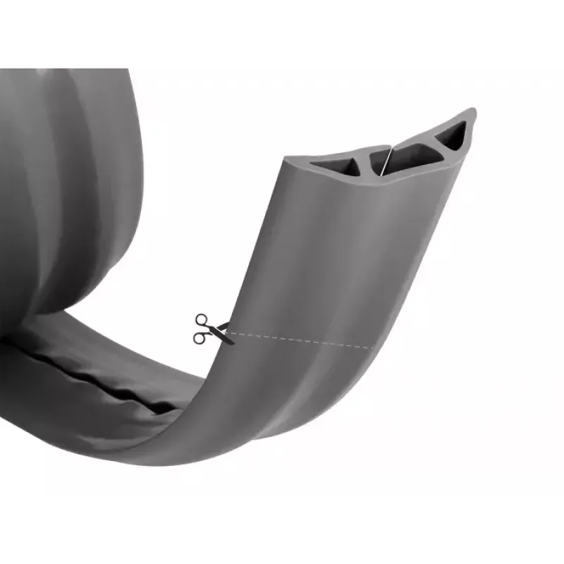 Káblový kanál DeLOCK 20733 podlaha sivý 70mm x 13mm x 1,5m