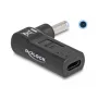 DeLOCK adaptér USB Type-C konektor samica na HP 4,5 x 3,0 mm konektor samec 90° zahnutý